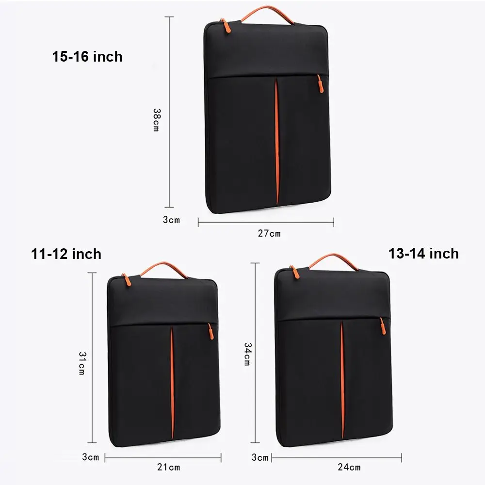 13 15 inch Shockproof Laptop Handbag Waterproof Office Notebook Computer Cover Anti Scratch Student for Apple/Lenovo/HP/Dell