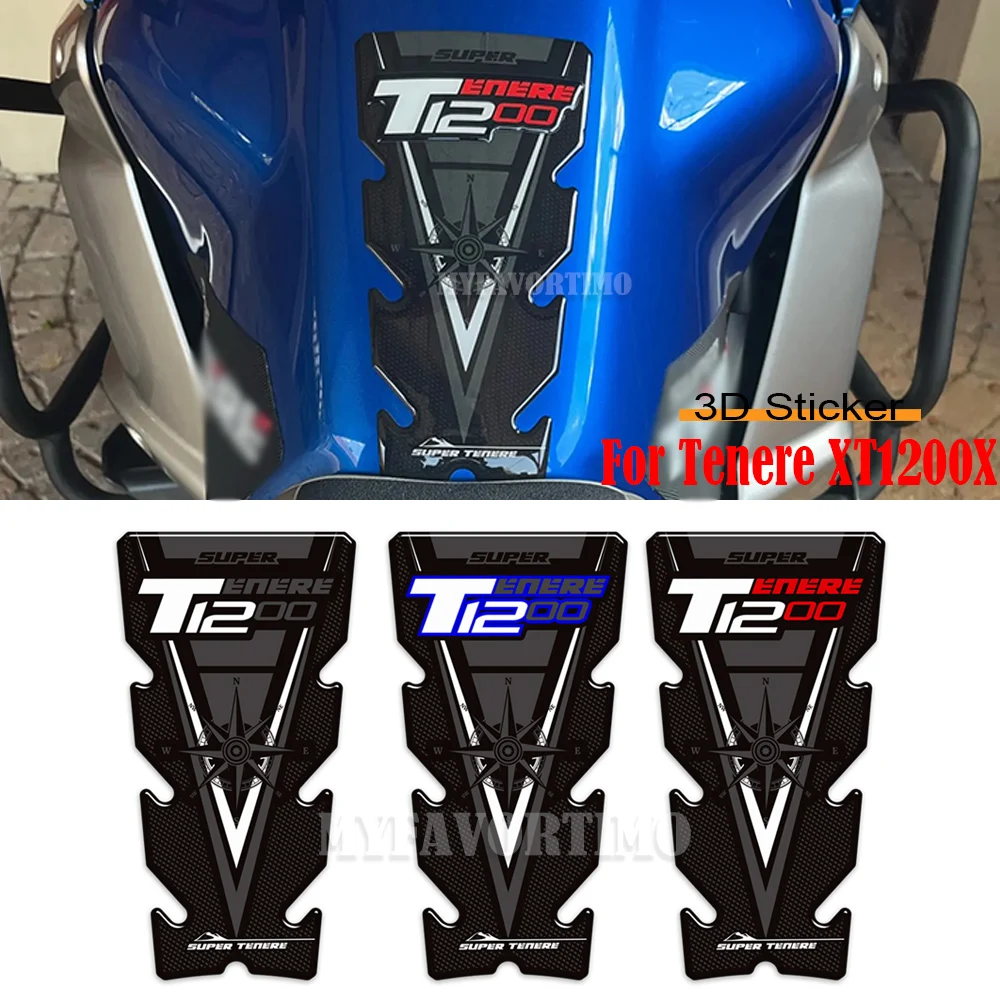 

For Yamaha Super Tenere XT1200X XT1200ZE XT 1200 Z ZE ES XTZ XTZ1200E Motorcycle Oil Fuel Tank Pad Protector Decals Stickers