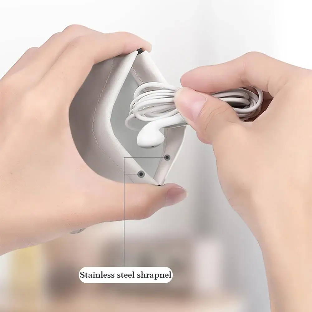 Bolsa de almacenamiento de auriculares U Disk, organizador de Cable de datos Usb, accesorios para auriculares, funda para tarjeta de memoria, Mini monedero, bolsa para llaves