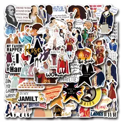 10/30/55PCS Musical Hamilton Stickers Decals For Notebook Phone Fridge Guitar Suitcase Bike DIY Decoration Funny Graffiti Toys