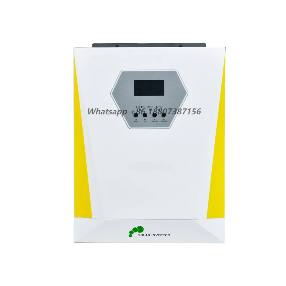 Micro Solar Hybrid Inverter Pure Sine Wave 4000W 24V Single Output 120A 60-500Vdc