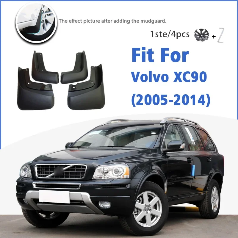 For Volvo XC90 2008 2009 2010 2011 2012 2013 2014 Mudflaps Fender Mud Flap Guards Splash Mudguard Car Accessories 4pcs