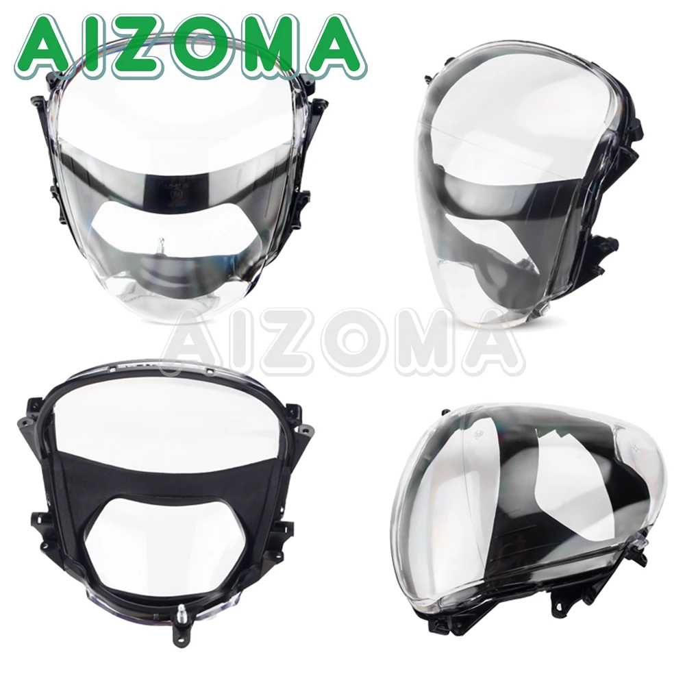 Scooter Motorcycle Headlight Glass Cover For Piaggio Zip 100 98 4T 2011-2017 Zip 125 124 2000-2003 Zip 50 4T  49  4T  2000-2014