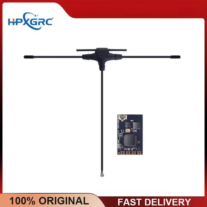 HPXGRC SuperX ELRS Nano Receiver: Dual Band 2.4G/915Mhz with LR1121 Chip Single Receiver for FPV Racing Freestyle Drone RC Parts