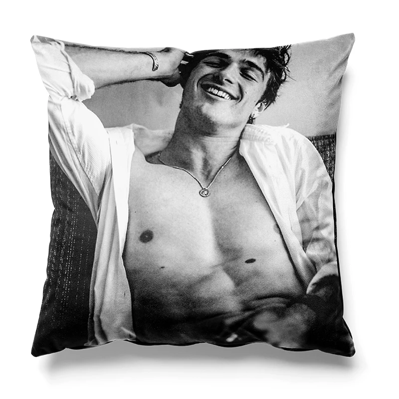 Aertemisi Jacob Elordi Model Square Throw Pillow Cushion Covers Cases Pillowcases for Sofa 45cm x 45cm