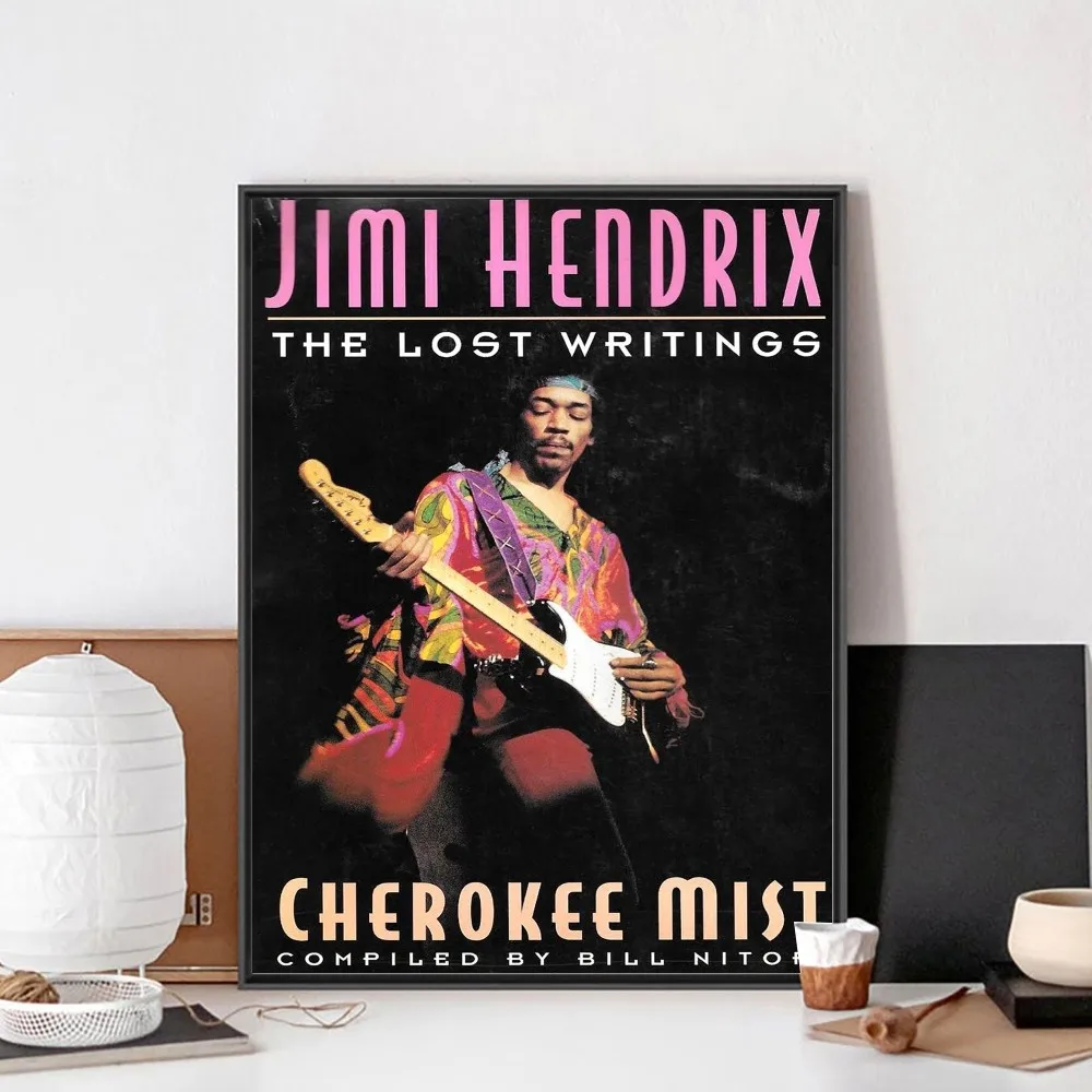 Designs Jimi Hendrix  Poster No Framed Poster Kraft Club Bar Paper Vintage Poster Wall Art Painting Bedroom Study Stickers