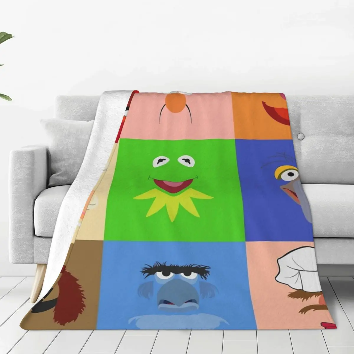 Muppets Four Seasons Universal Blanket Travel Can Be Laid Halloween Gifts