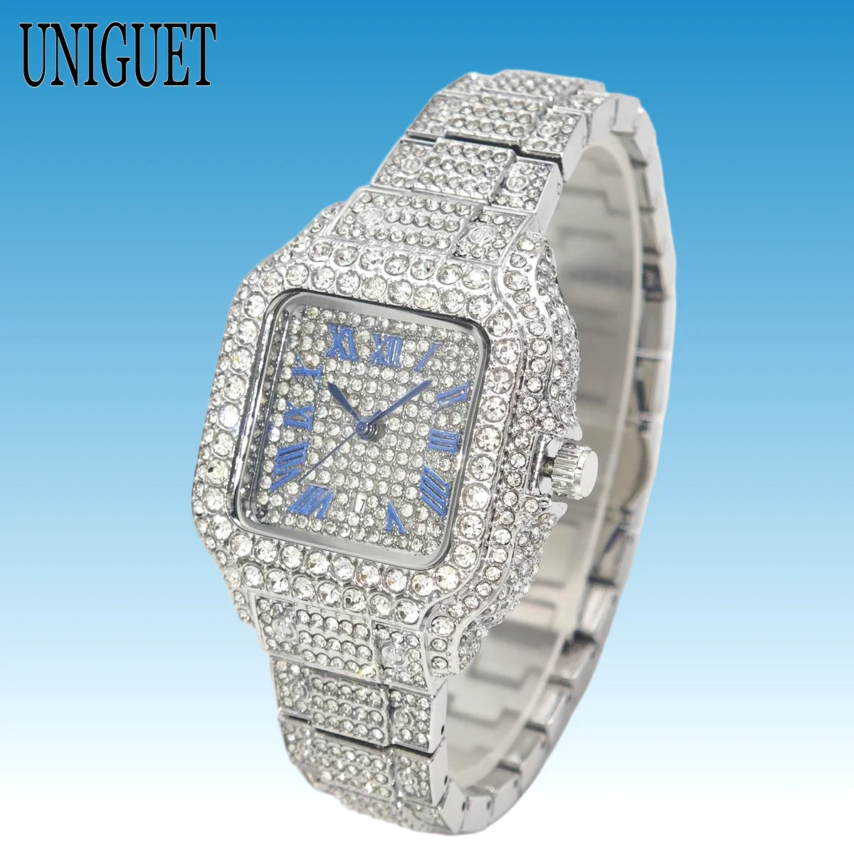 นาฬิกาข้อมือเพชรทรงสี่เหลี่ยม - Luxury Watch Sale บทวิจารณ์และราคา