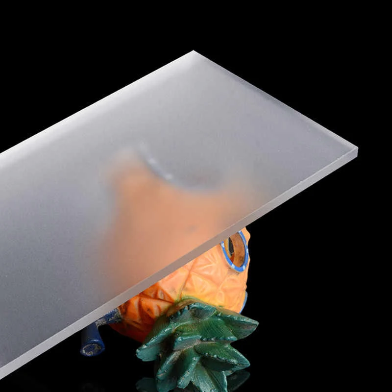 Thick 2-20mm Single Sided Frosted Acrylic Board Matte Translucent Organic Glass Plastic Sheet for Partition Diffusion Board