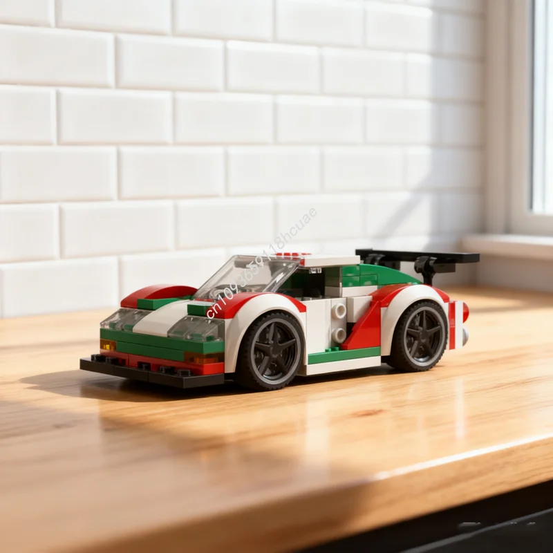 

117 шт. MOC выносливость, городская модель автомобиля, строительные блоки, игрушка, конструкция, сборка, Рождественский подарок, сделай сам, творческое образование, день рождения