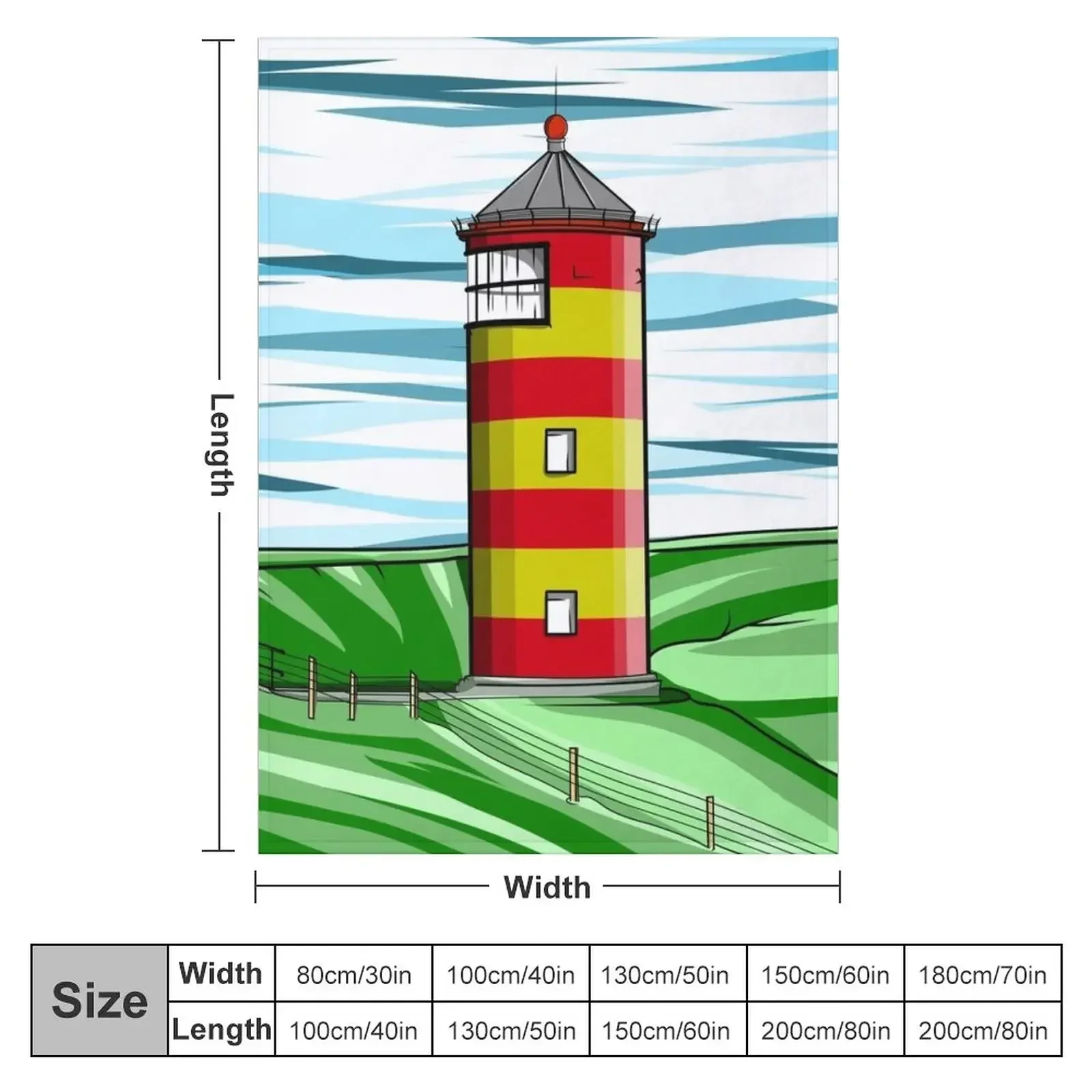 Pilsum Lighthouse Pilsumer Leuchtturm Germany Throw Blanket Luxury Throw Luxury St for babies Retros Blankets