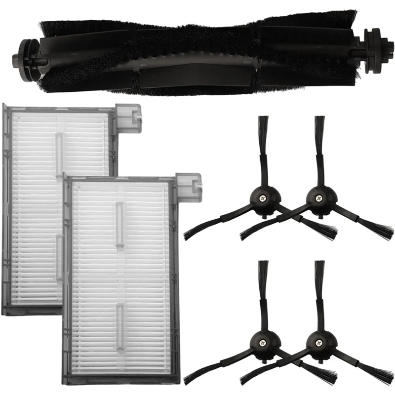 ل Eufy X8 Pro سلسلة جهاز آلي لتنظيف الأتربة استبدال أجزاء-الفرشاة الجانبية الرئيسية فلتر HEPA للطراز X8 Pro SES