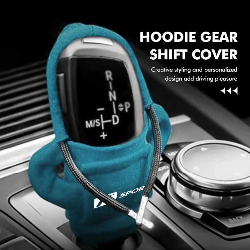 Car Fashion Hoodie Gear Shift Knob Dustproof Protect Cover For Lexus UX250h RX450h CT200h RX400h GC RX UX NX LX GX