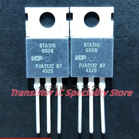 5 uds-10 Uds BTA316-600B TO-220 16A 600V importado Original de la mejor calidad