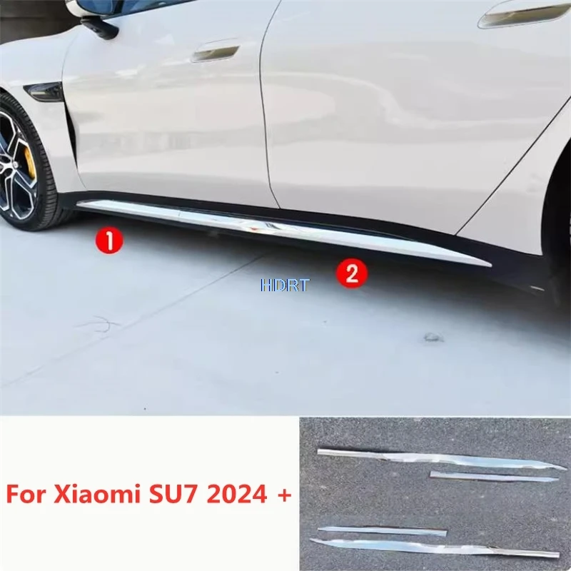 

Car Styling Door Side Molding Cover Body Trim Strip Protector Decoration Accessories Exterior Sticker Part For Xiaomi SU7 2024 +