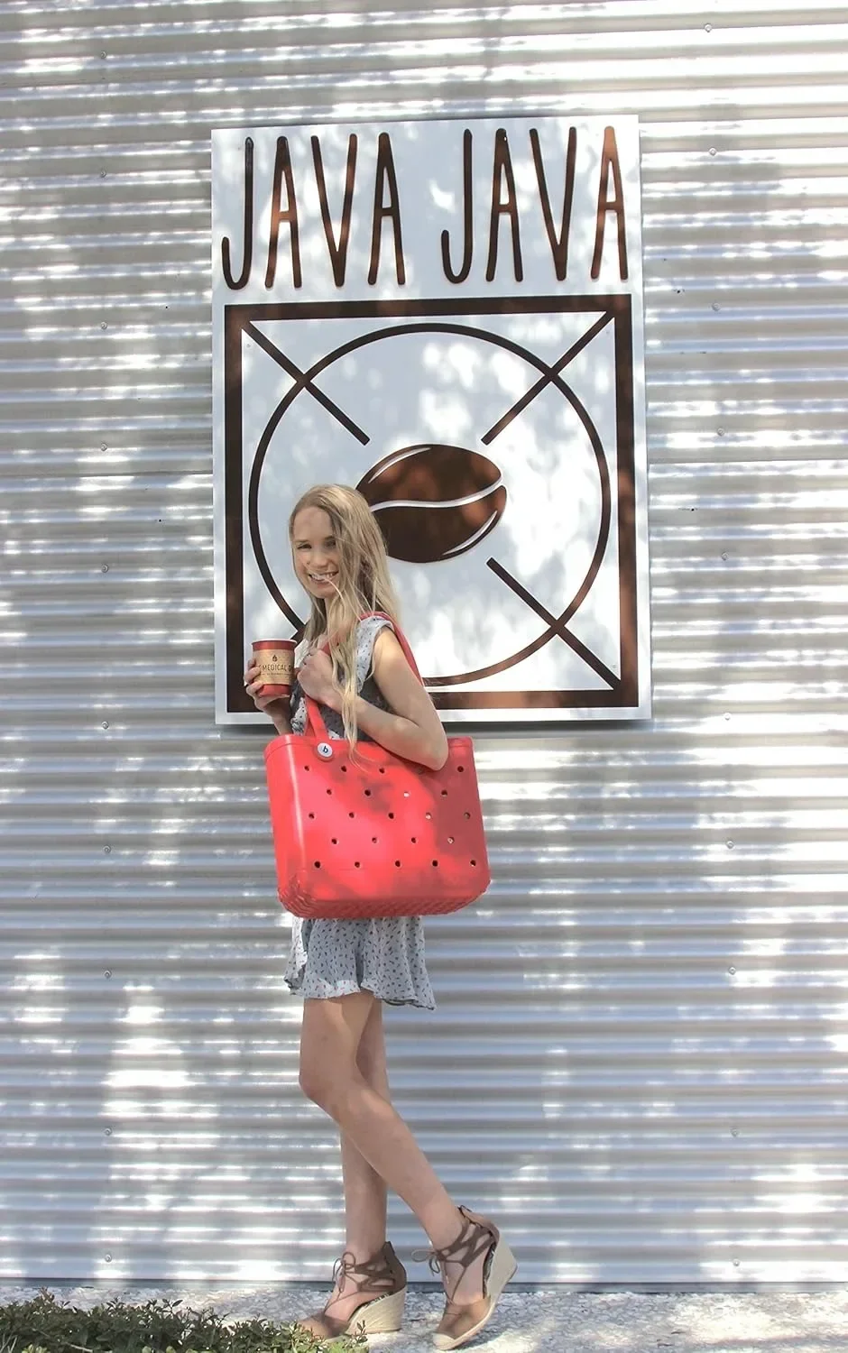 

EVA beach bag Original Waterproof Washable TipProof OpenTote Bag for the BeachBoat Pool Sports LightweightDurable Bags For Women