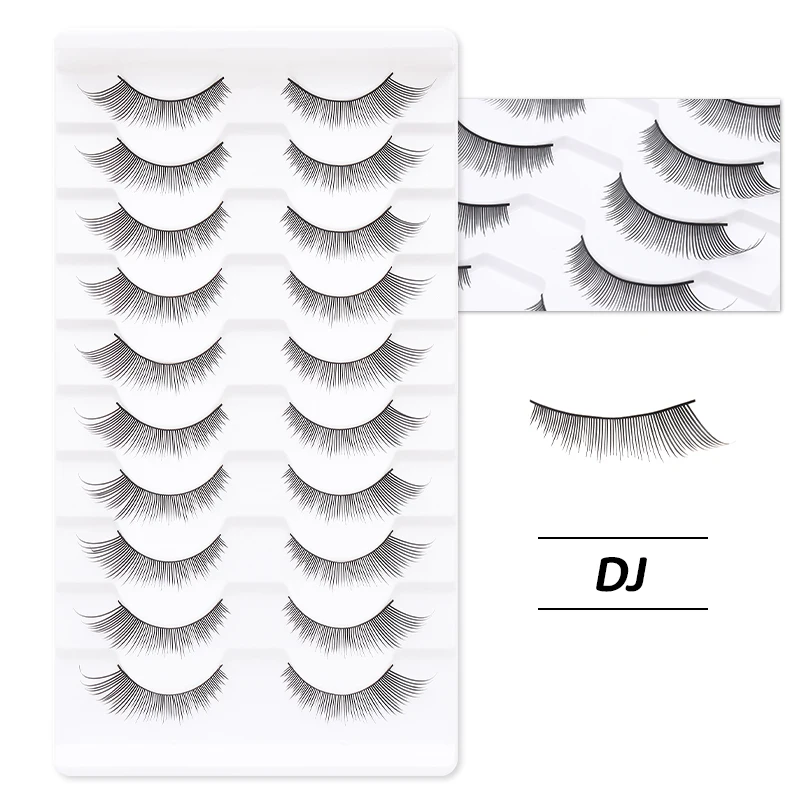 DINGSEN Anime-Wimpern, Vollstreifen-Wimpern, 10 Paar, dicke Wimpern, wiederverwendbare falsche Wimpern, Großhandel für Make-up, Beauty-Wimpern – Detail 21