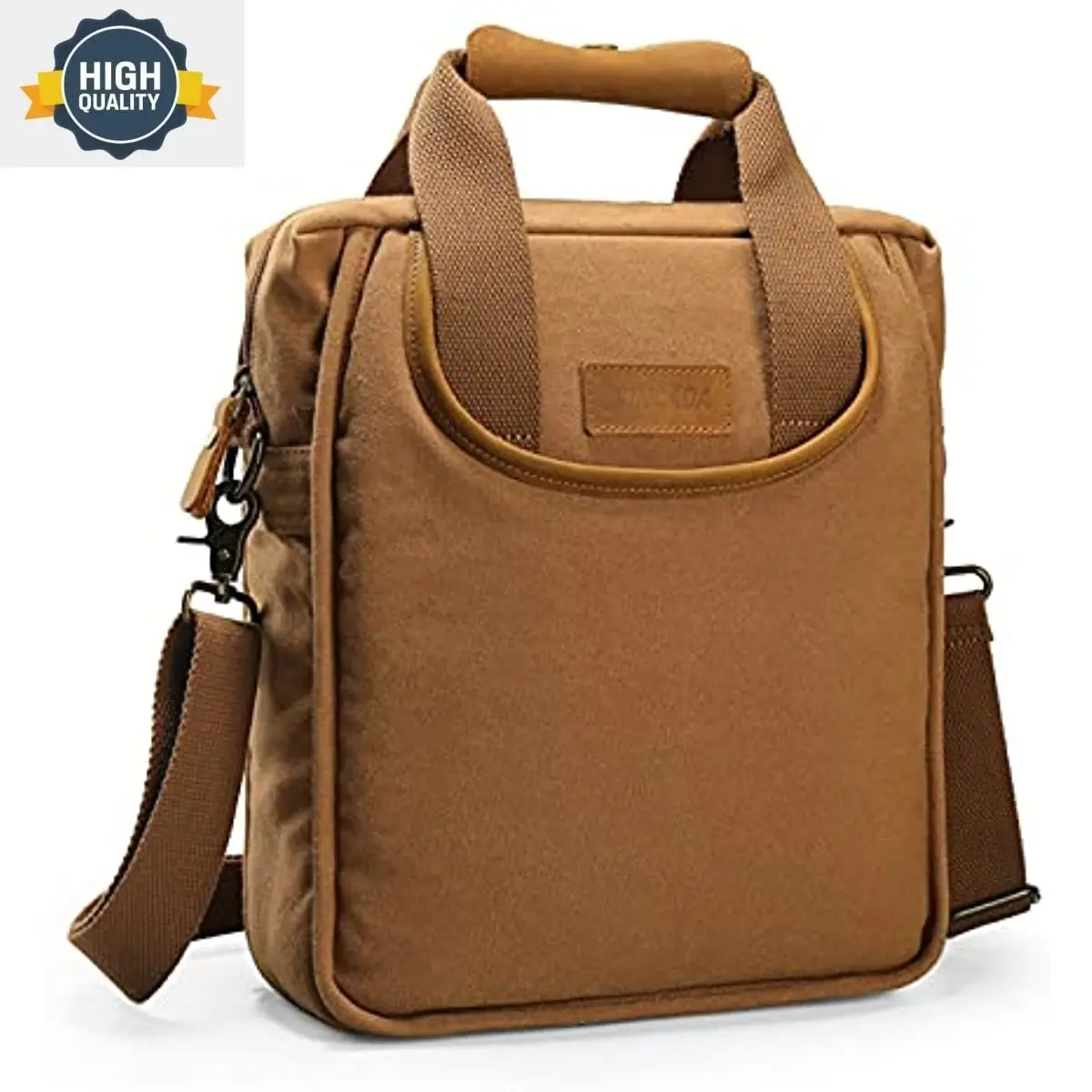 Bolso de lona para hombre, bandolera de viaje, para trabajo y negocios