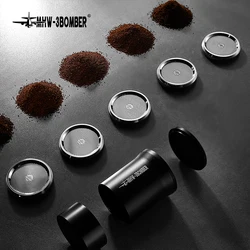 MHW-3BOMBER Fine Mesh Coffee Sieve Strainer 5 Pieces Set Espresso Sifter Food Strainers Professional Home Barista Accessories