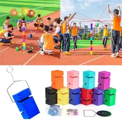 Jeux de construction d'équipe pour adultes et enfants, 6 000 activités de plein air, jouets de sport amusants, accessoires, été, interaction, construire des tours ensemble