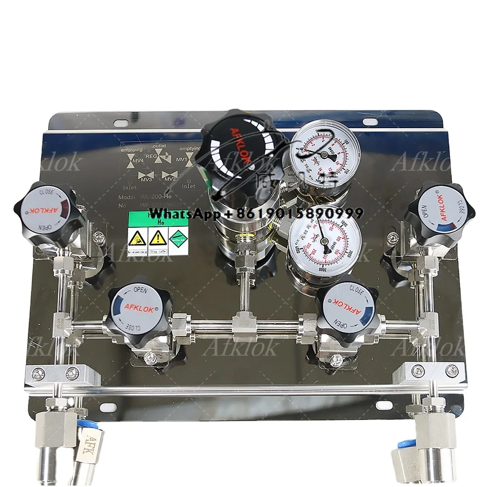

Dual Side High Pressure Air Supply Panel System Gas Manifolds for Gas Piping Laboratory