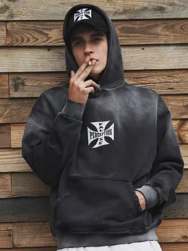 

Толстовка с капюшоном Waed Cross с принтом Cra Pattern ex Повседневный удобный хлопковый пуловер для мужчин и женщин