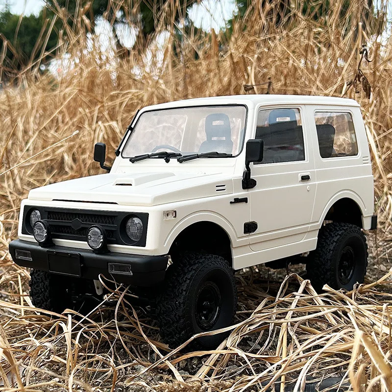 Modèle de véhicule tout-terrain avec télécommande, jouet de voiture d'escalade simulée, Dragon coquin Jimny, pleine grandeur, cadeau d'anniversaire pour les jeunes, nouveau, 1/10