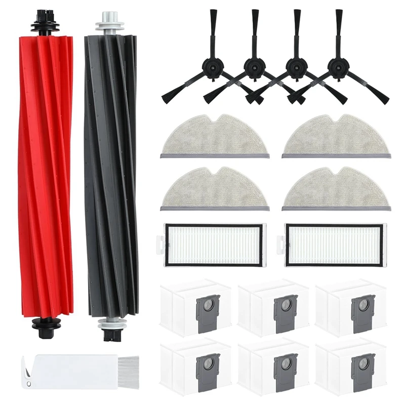 Roborock-Robô Aspirador Acessórios Kits, Escova Principal, Filtros, Escovas Laterais, Roborock Q5 Pro Plus, Q8 Max