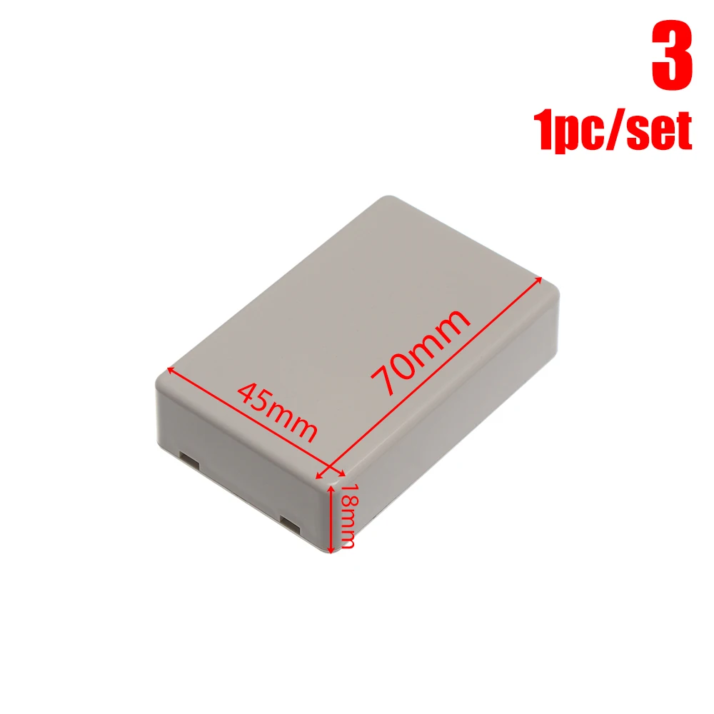 1/2pcs 8 sizes ABS Plastic High Quality Instrument Case Waterproof Cover Project Enclosure Boxes Electronic Project Box