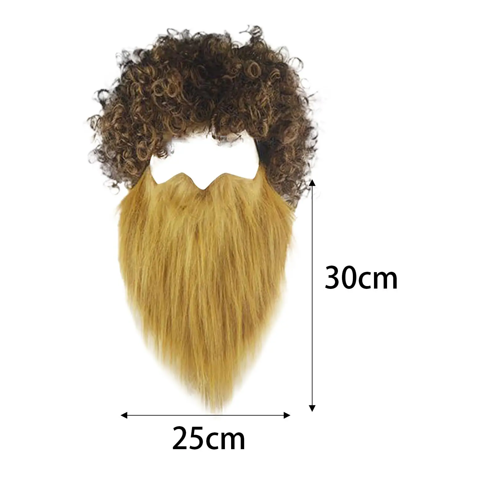 Hair and Beard Set Costume Accessories False Facial Hair for Operas Holiday