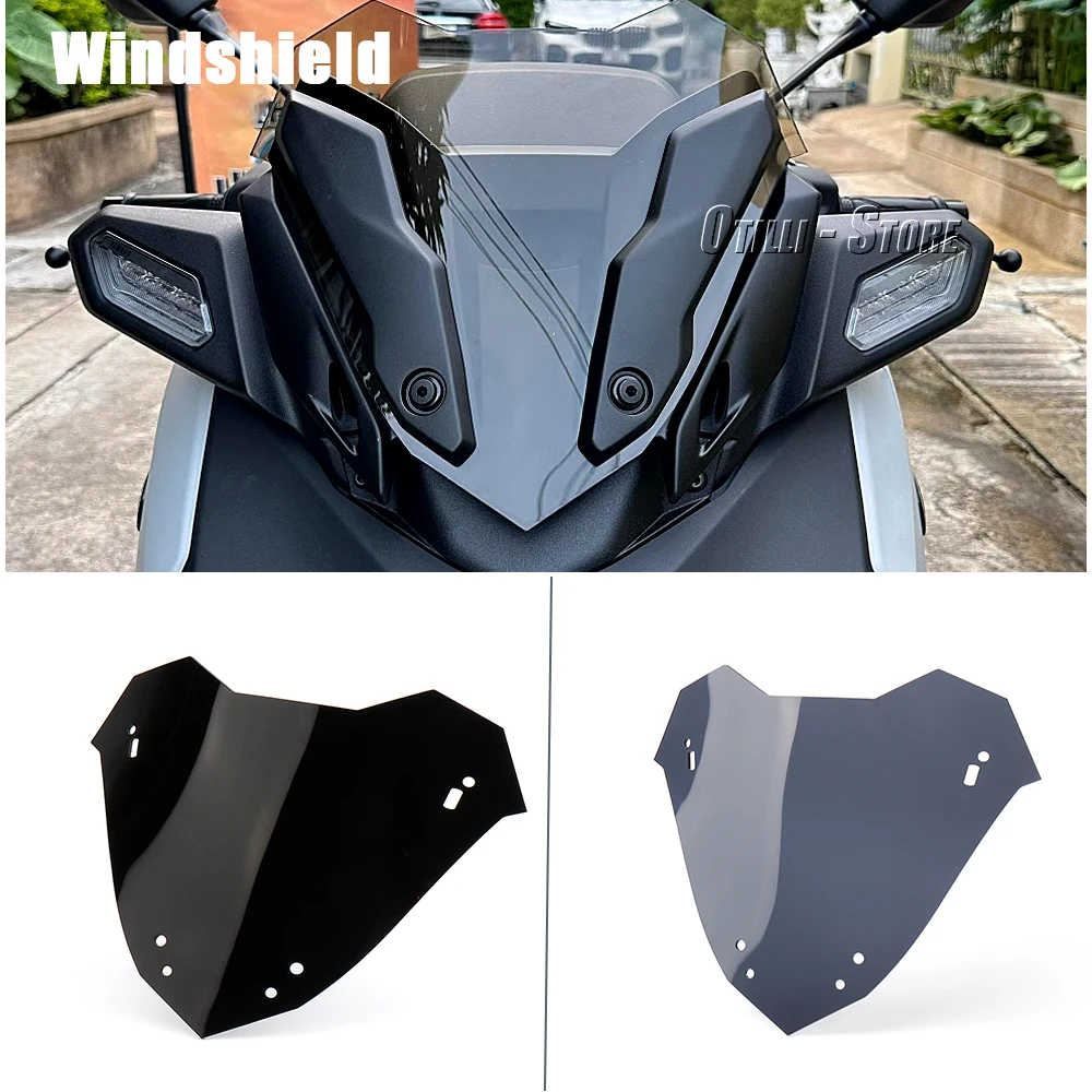 

Motorcycle Screen Windshield Fairing Windscreen Baffle Wind Deflectors For Yamaha XMAX300 XMAX 300 X-MAX300 X-MAX 300 2023