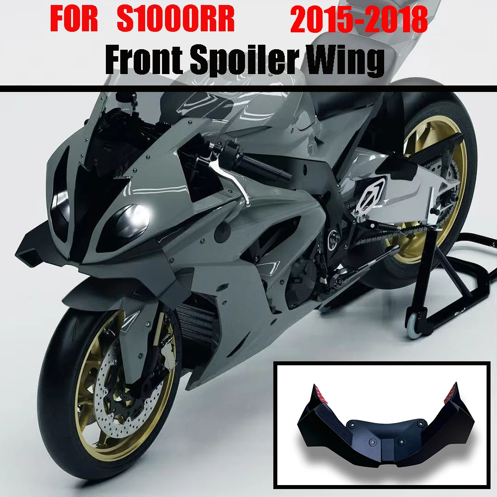 

For S1000RR 2015-2018 Motorcycle Downforce Winglet Aerodynamic Wing Front Spoiler Kit S1000RR 2018 New Accessories Front Spoiler