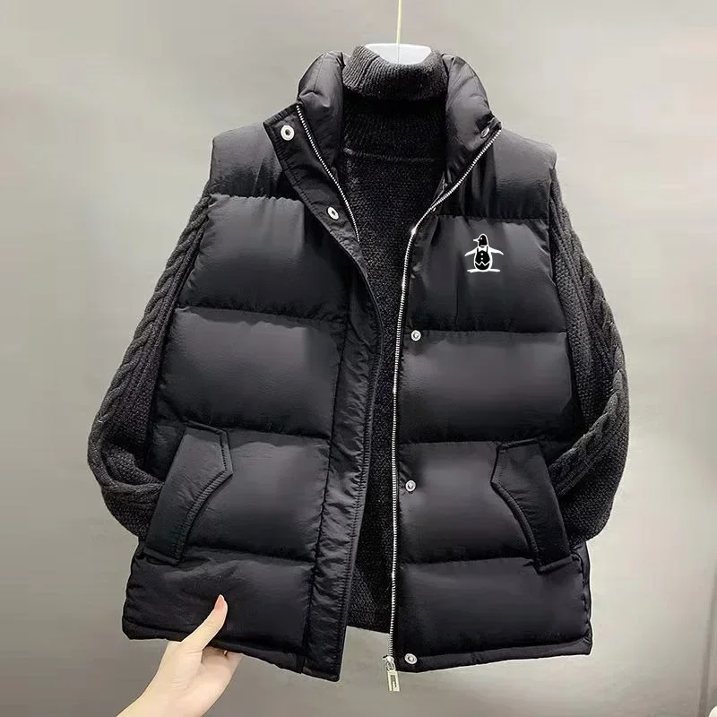 New Golf Jacket Women's Golf Wear 2024 Winter Golf Women's Clothing Casual Down Cotton Tennis Coat Windbreak Golf Vest