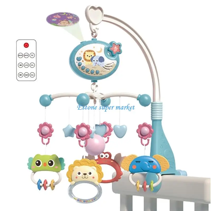 Jouet développement sensoriel pour nourrissons, projecteur musique chevet, rotation automatique, Mobile 400, mélodies