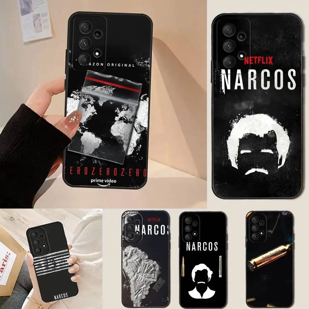 

Narcos TV Series P-Pablo Escobar Phone Case For Samsung Galaxy A13,A21s,A22,A31,A32,A52,A53,A71,A80,Soft Black Shell