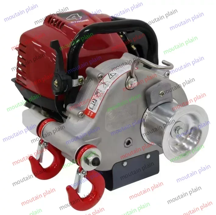 

Portable Petrol Gasoline Engine Driven Capstan Windlass Wire Rope Winch Light Weight Outdoor Use Small