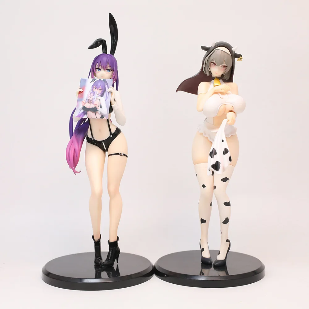 

Generic Anime Bunny Girl Yuna Nun Figure 25.5cm Purple Hair Statue PC Case Decoration Desktop Ornament Otaku Collectible Model