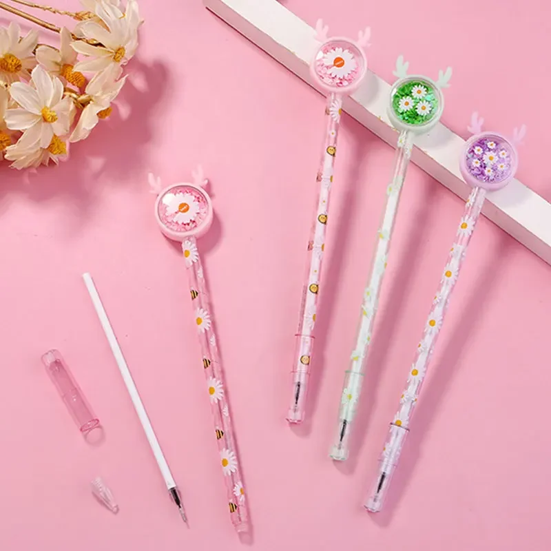 나비 장식 조각 펜 재미 있은 젤 펜 Kawaii 아이 어린이 문구 학교 사무실 결혼 선물