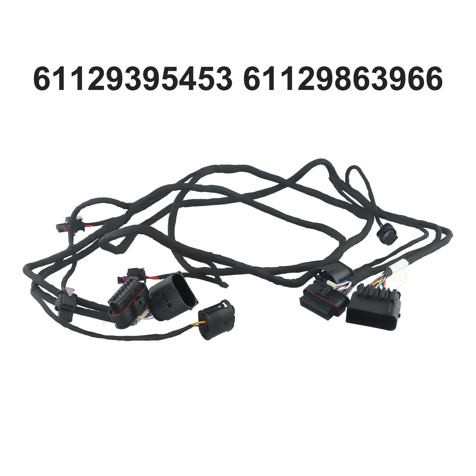 

1pc 61129395453 Accessories Black Bumper Wiring Harness Practical Replacement Useful Brand New High Quality Part