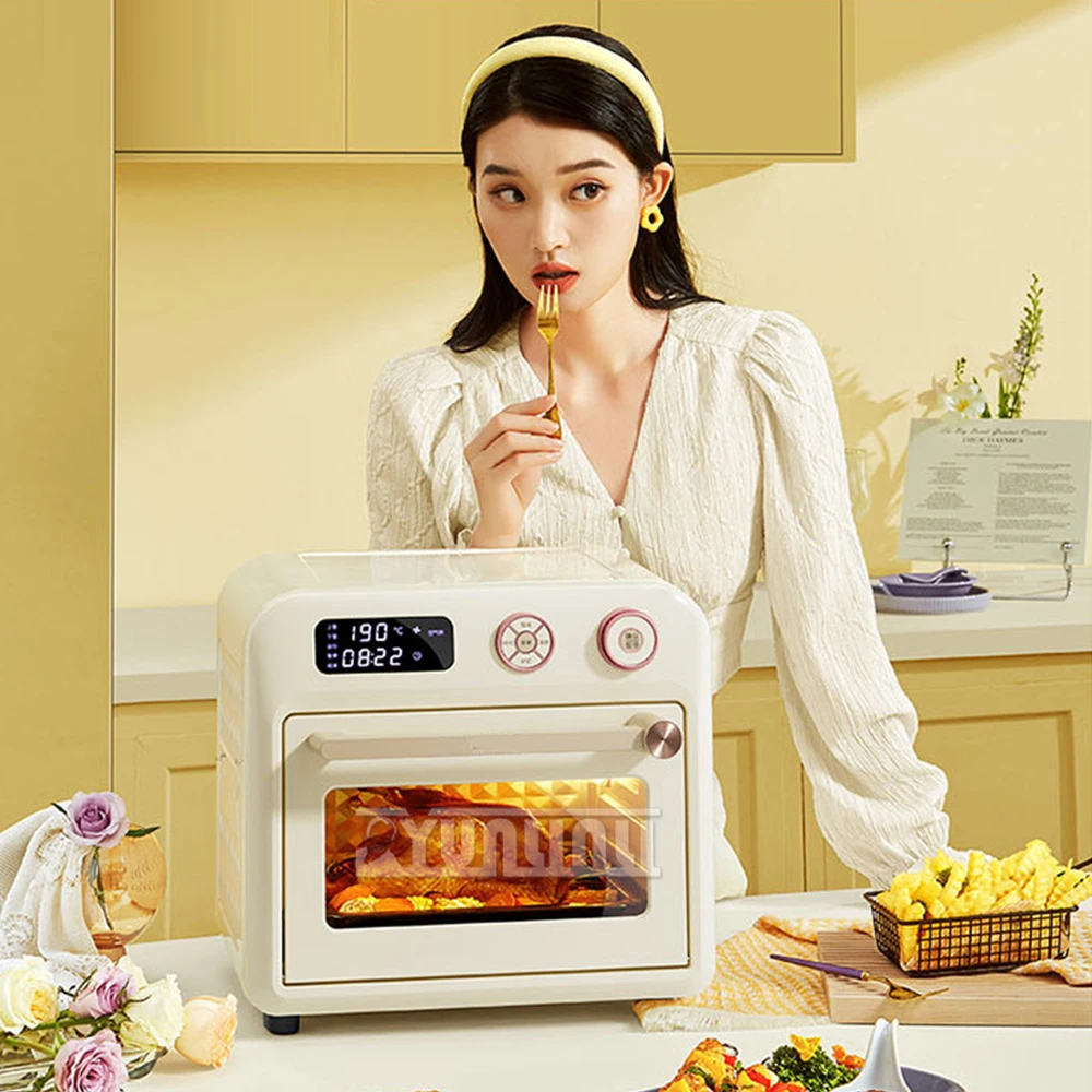 

Air Fryer Household Multi-functional Intelligent Visual Cooking Kitchen Appliances Large Capacity Toaster Oven