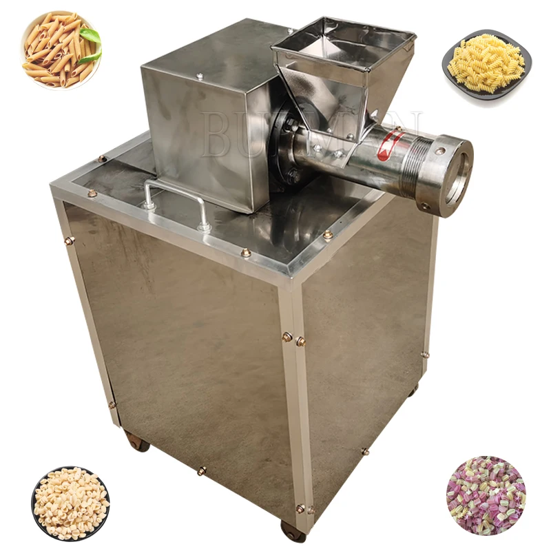 

High Efficiency Automatic Macaroni Scallop Noodle Machine Stainless Steel Pasta Scallop Extruder Making Machine