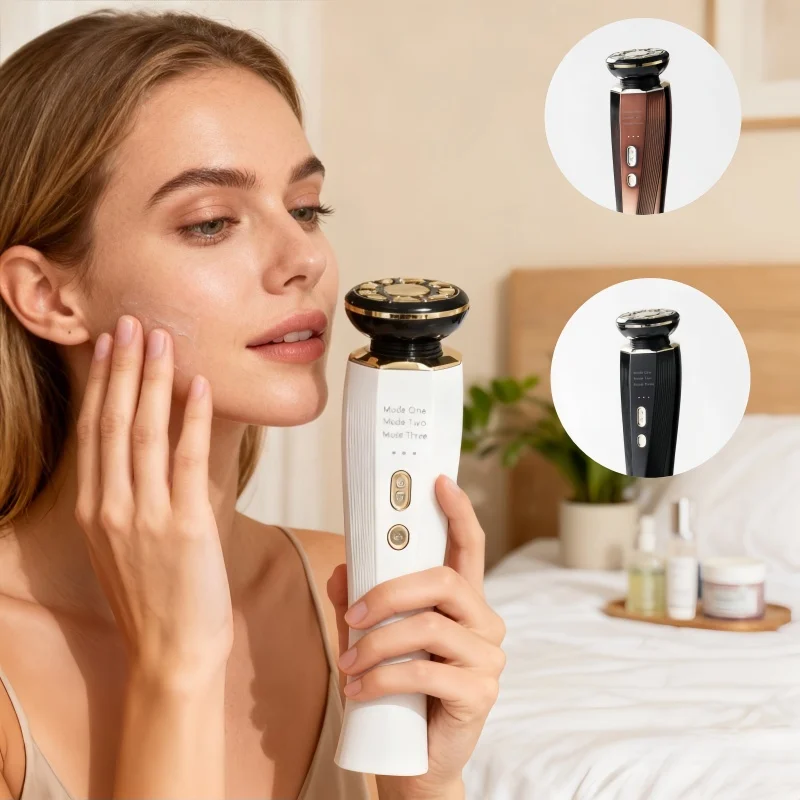 Herramienta auxiliar para el cuidado de la piel, masaje Facial y de cuello, instrumento de belleza, masajeador de ojos, dispositivo de belleza con carga USB, regalo de Año Nuevo