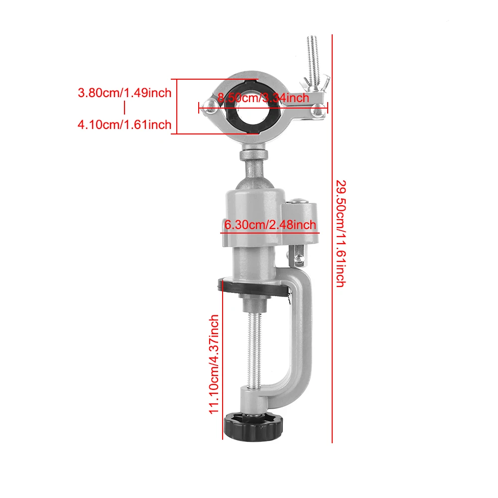 Stand Bench Vise Clamp Multifunctional Rotating Table Vise Swivel Electric Drill Stand Holder Bracket
