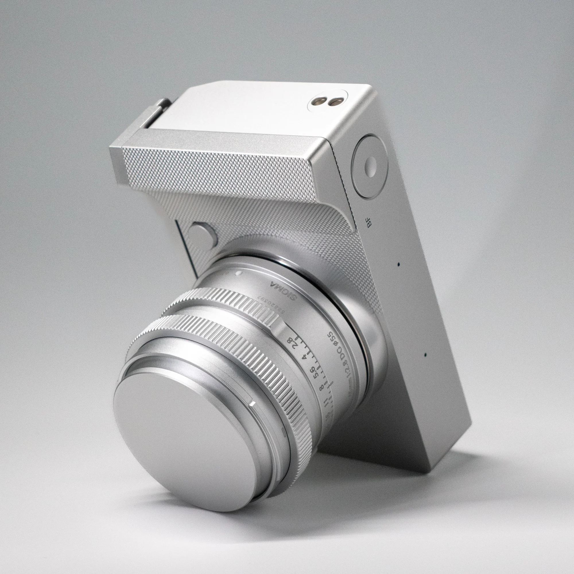 YUWOOD BF Kamerakäfig L-förmige Montageplatte mit Griff für Sigma BF Schwarz/Silber, Daumengriff mit Multifunktionsgurtloch – Detail 7