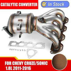 Exhaust Manifold Catalytic Converter For Chevy Cruze/Sonic 1.8L 2011 2012 2013 2014 2015 2016