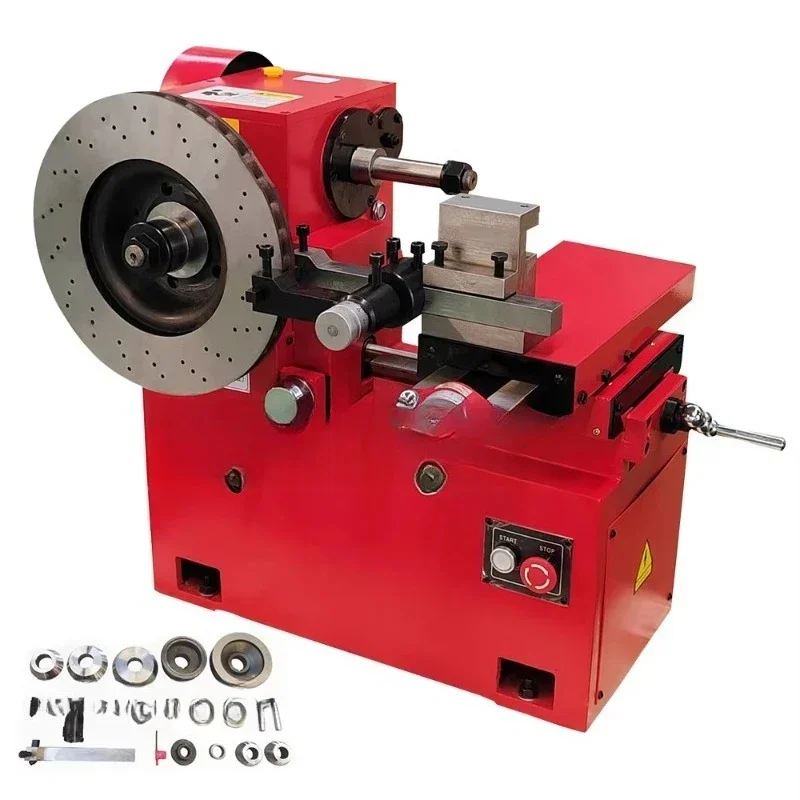 Horizontal Light Medium Brake Wheel Drum Lathe Manual Ordinary Metal 220V Automobile Lathe Motor
