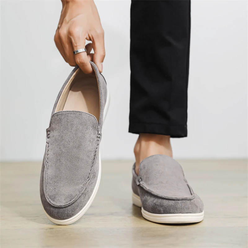 

2025 New Fashionable and Versatile Thick Bottom Trendy Breathable Sports and Leisure Lazy Men's Shoes