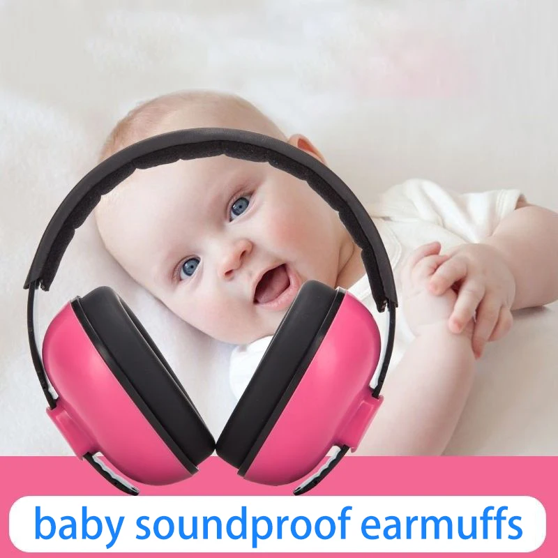 Baby Soundproof Earmuffs Earplugs Children Baby Protection Anti-noise Sleep Noise-cancelling Headphones Sleep Plane Silencer