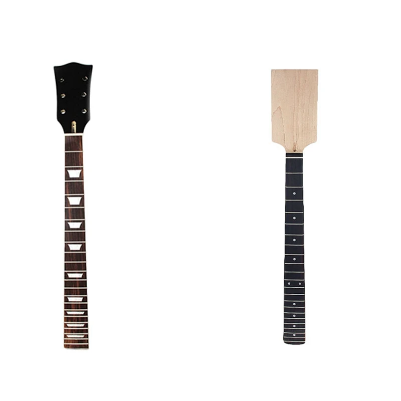 

1 Pcs GS401 Electric Guitar Neck Parts Maple Rosewood & 1 Pcs GS29 Electric Guitar Neck Paddle Head