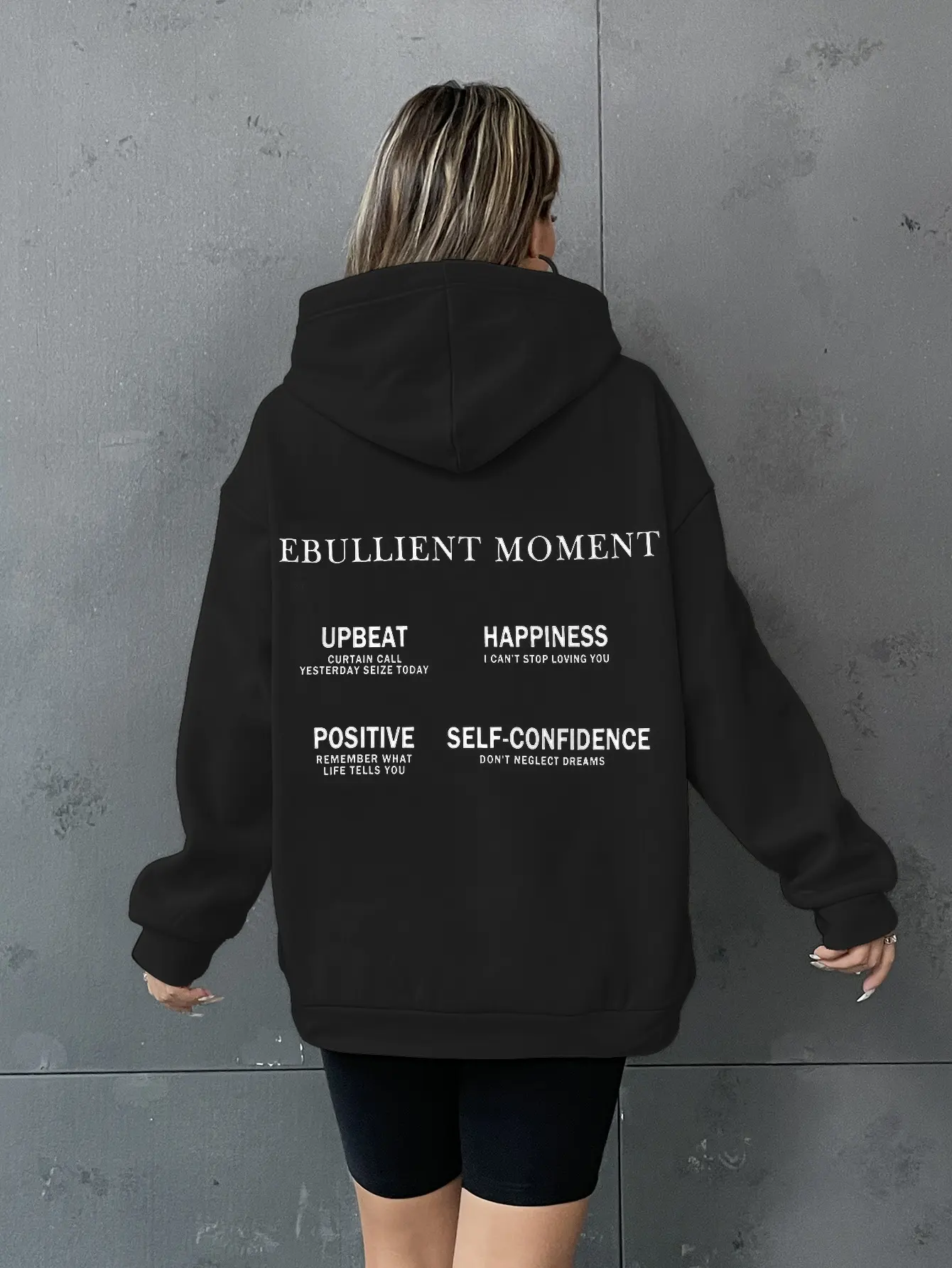 Ebullient Moment Cotton Print Mens Hoodie Original Sportswears Aesthetic Comfortable Pullover Hooded Harajuku Women Outerwear